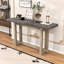 Console de hall d'entrée avec pieds en pin massif et conception triple rectangulaire pour les couloirs-639436003-639436009