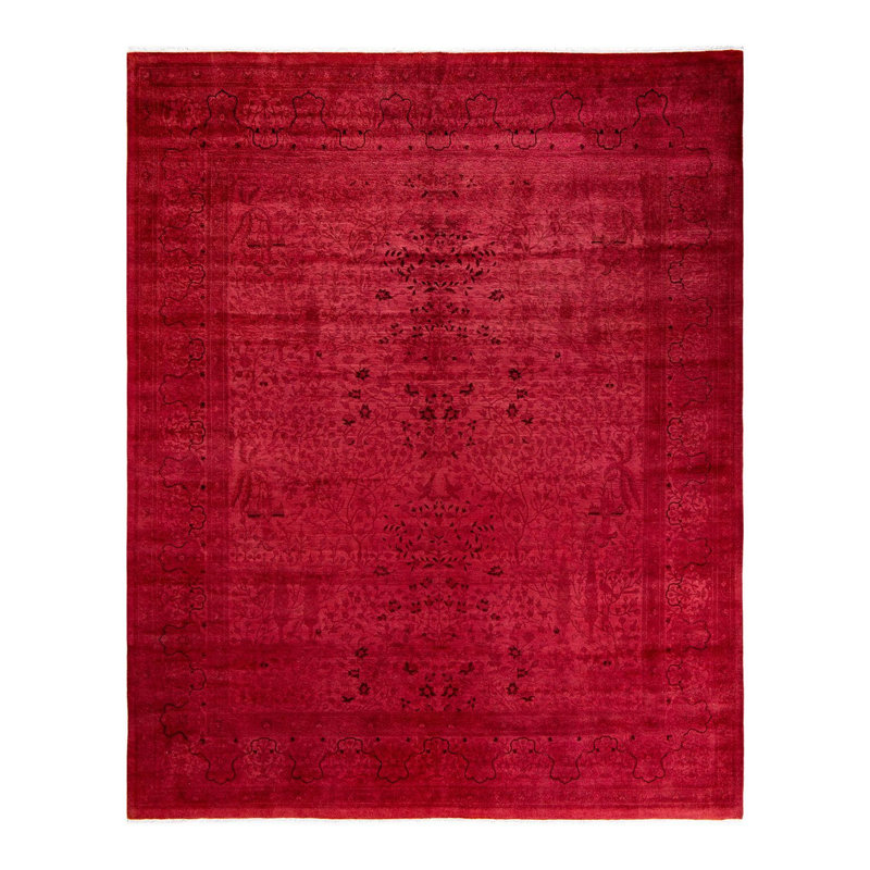 Tapis rouge nouvel âge Cozzolino 8 pi 3 po x 10 pi 3 po Cozzolino