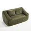 Chaise longue surdimensionnée pour l'intérieur, canapé-lit moderne en chenille à assise profonde avec coussins décoratifs et accoudoirs, canapé-lit pour le salon, chambre à coucher-133403594-133403590