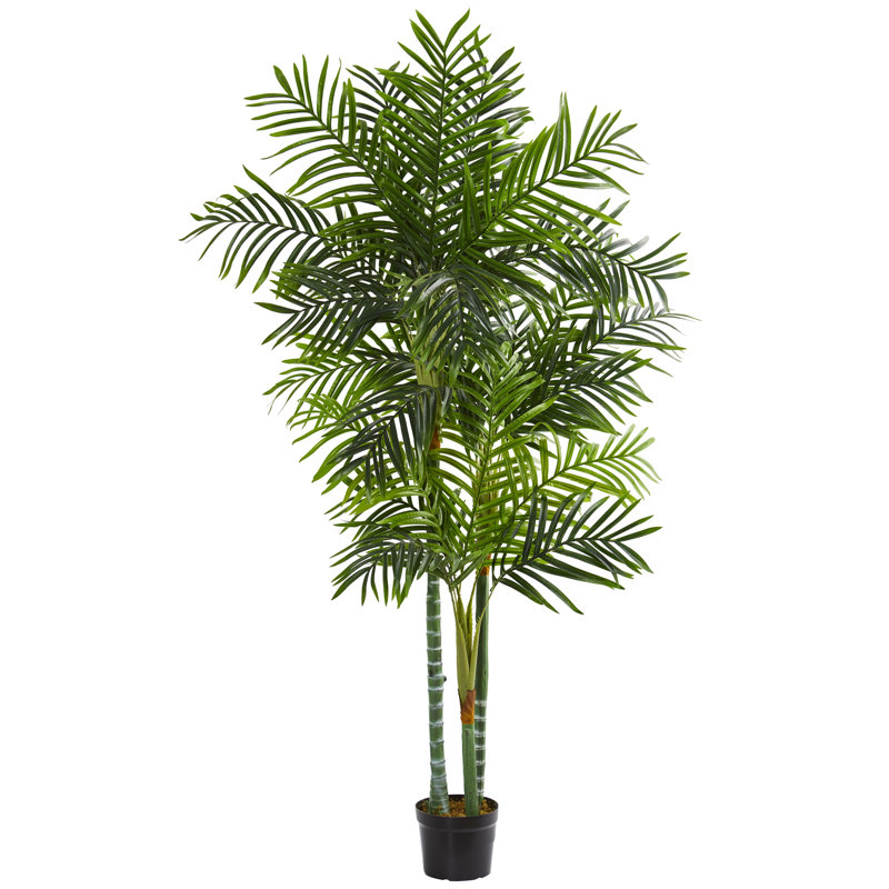Arbre de palmier artificiel 90" dans un pot de fleurs