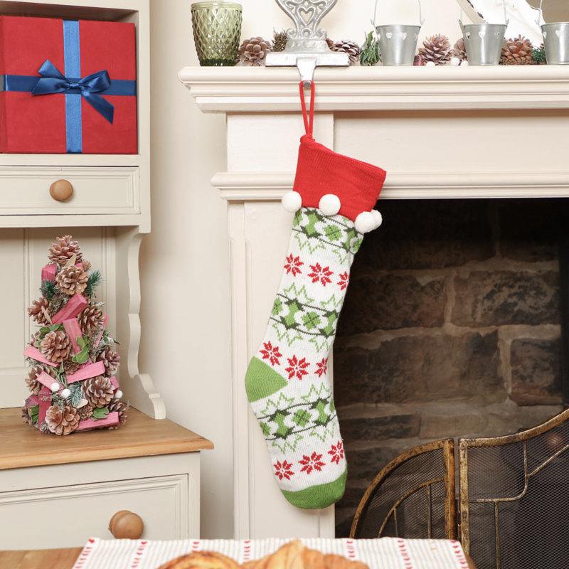 Christmas Knit Fair Isle Stocking
