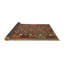 Tapis brun/rouge contemporain Sitkin-257209071