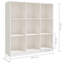 Ghirasim 110cm H x 104cm W Solid Wood Standard Bookcase-1213771583