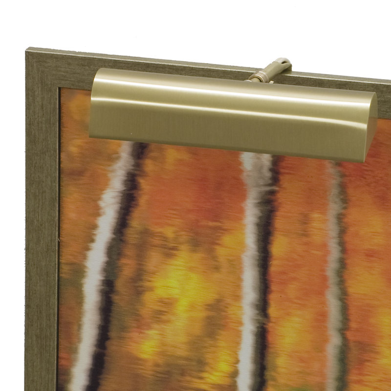 Applique pour tableau traditionnelle 1 lumière, Laiton satiné