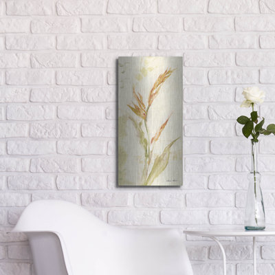 Art mural en métal Lark Manor «Tropical Floral I Light» par Cheri Blum