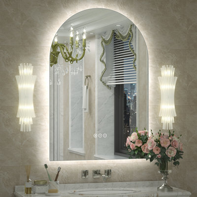 Aevar LED Lighted Wall Mirror