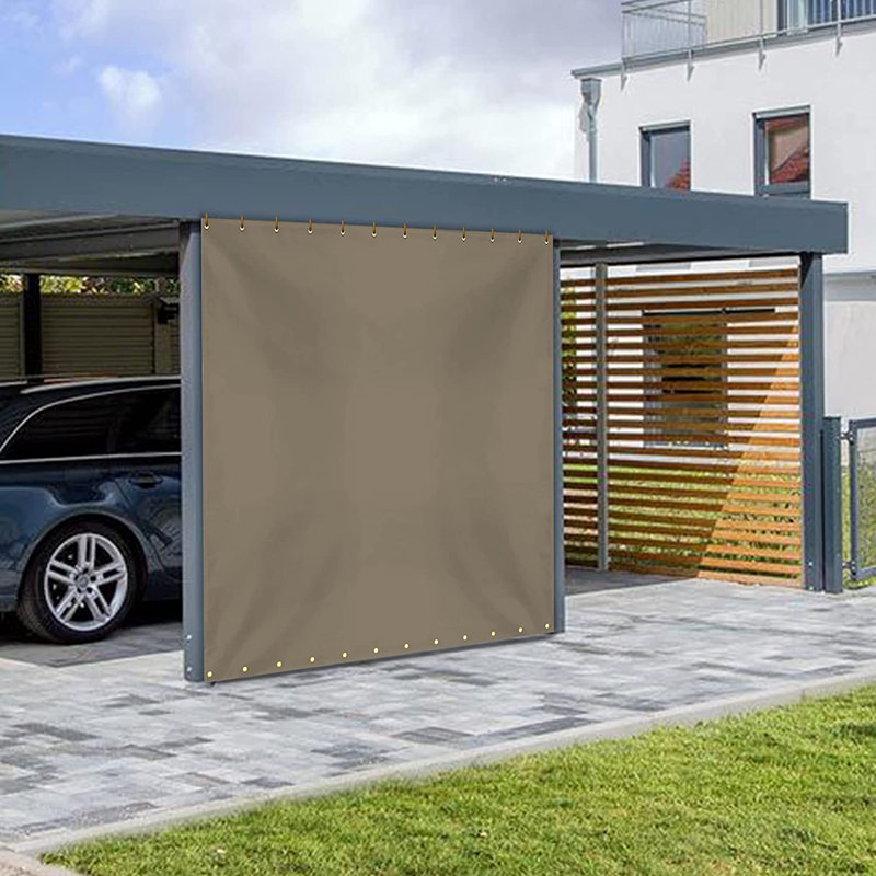 Heavy Duty Multipurpose Waterproof Tarp, Outdoor Protective Tarpaulin with Reinforce & UV Resistant(10 x 7 ft), Beige