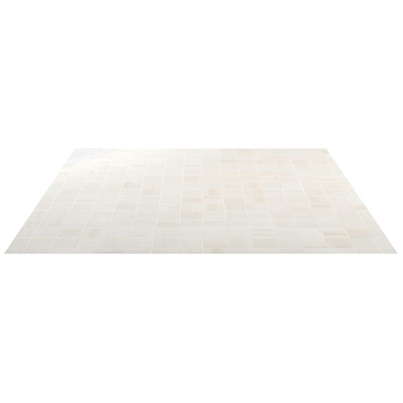 Minera 12x12 Matte Marble Look Mosaic Tile, Warm White