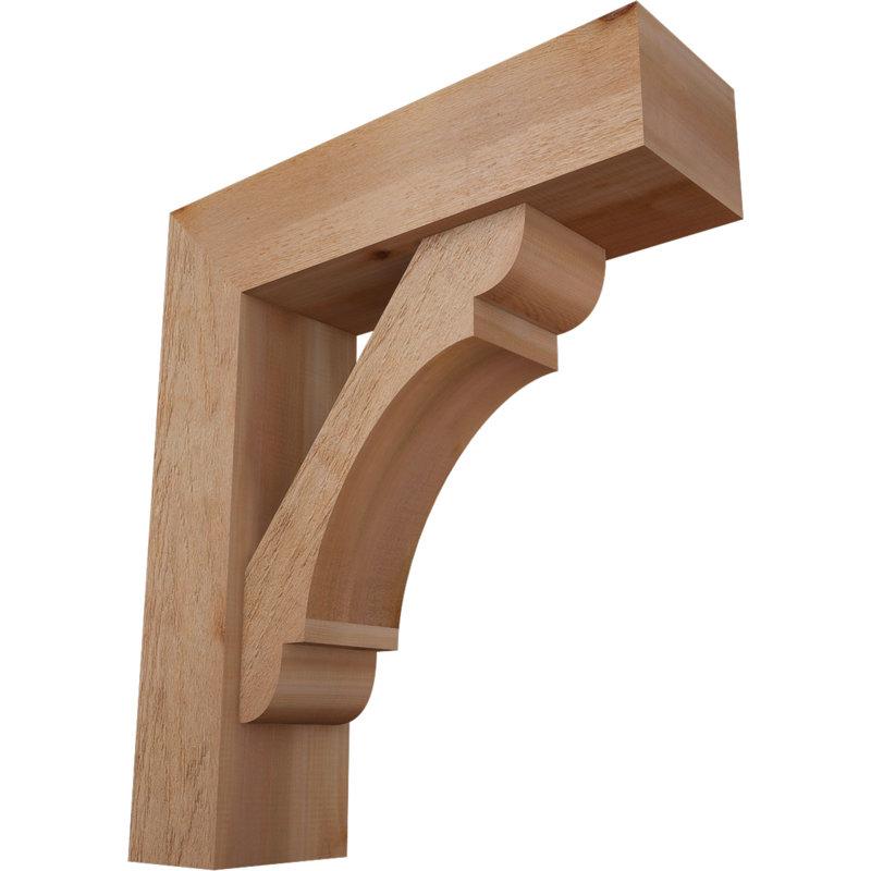 Support de bloc olympique avec entretoise décalée, 32 x 28, Cèdre rouge occidental de l 8 po (scié brut)