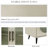 65+ Inch Tv Side Table - Wood Cabinet With Storage & Vintage Design Gold- Legs For Bedroom Stand Appeal Adjustable Shelves-1933452253