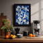 Blue Depths Minimalist - Framed Print-1053643994-1053643995