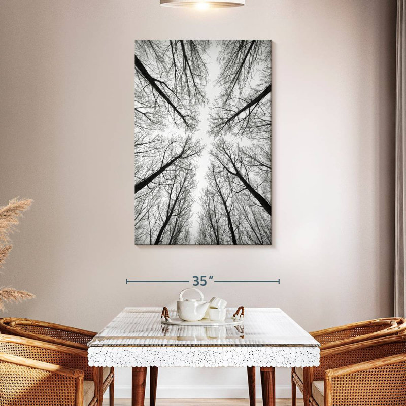 Harnek Monochrome Bare Trees, 48" H x 32" W