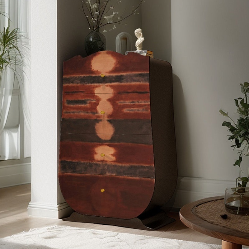 Commode d'appoint en bois à tiroirs multifonctionnels