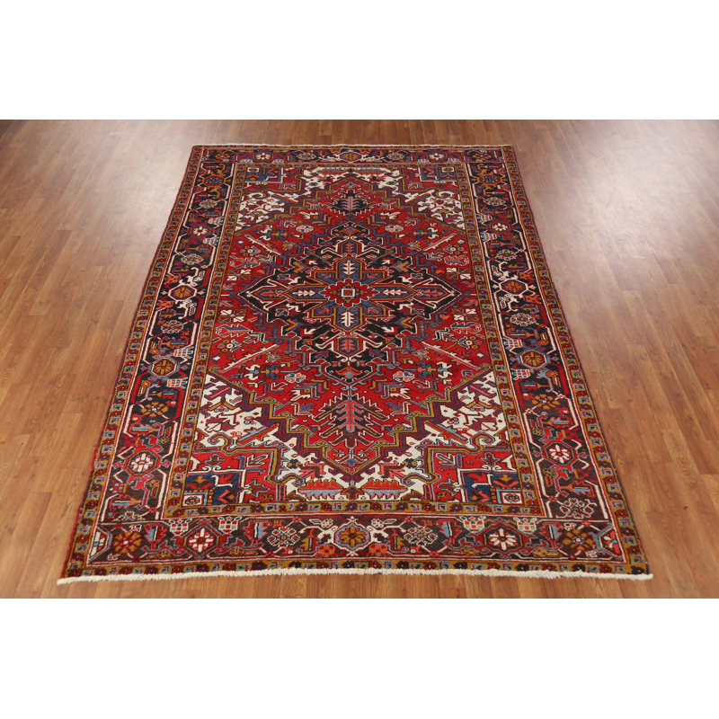 Tapis à motif géométrique traditionnel 6 x 9