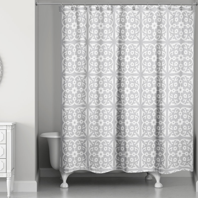 Rideau de douche Halsted, Gris
