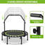 Wekli ft Round Fitness Trampoline with Handlebar