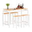 Ensemble de salle à manger à 4 pieds pour 4 personnes Juriy, ensembles de table de salle à manger 5 pièces pour 4 personnes, ensembles de cuisine et de salle à manger pour petits espaces, cuisine, maison-2026493214