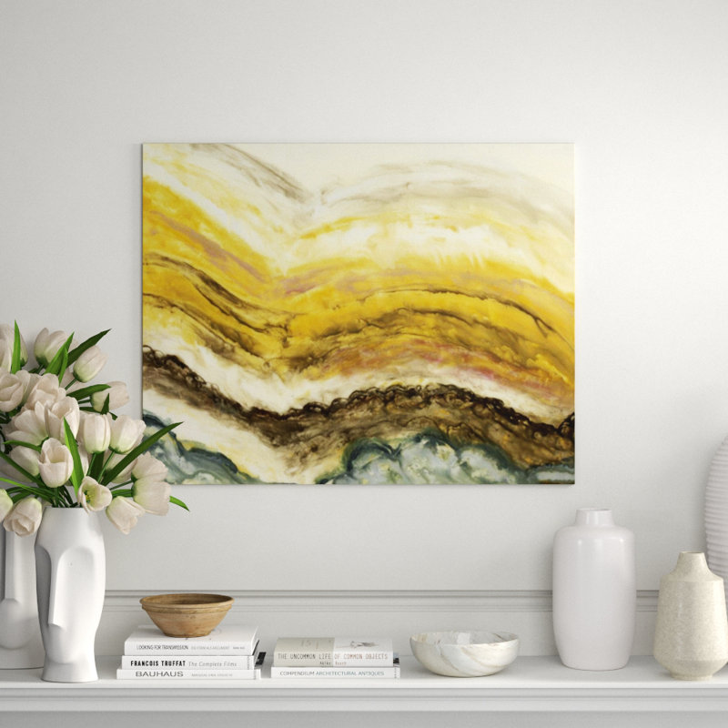 Geode Print by Blakely Bering, Image Brush Gel, 30" H x 38" W