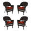 Chaise de patio avec coussins-10967689-10967690