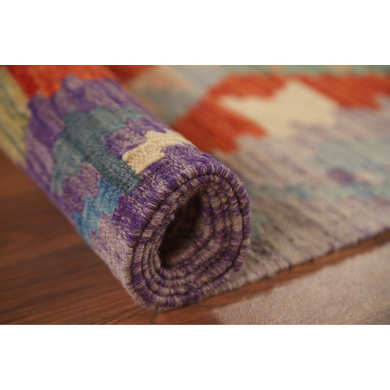 Tapis oriental coloré 7 x 9 Kilim