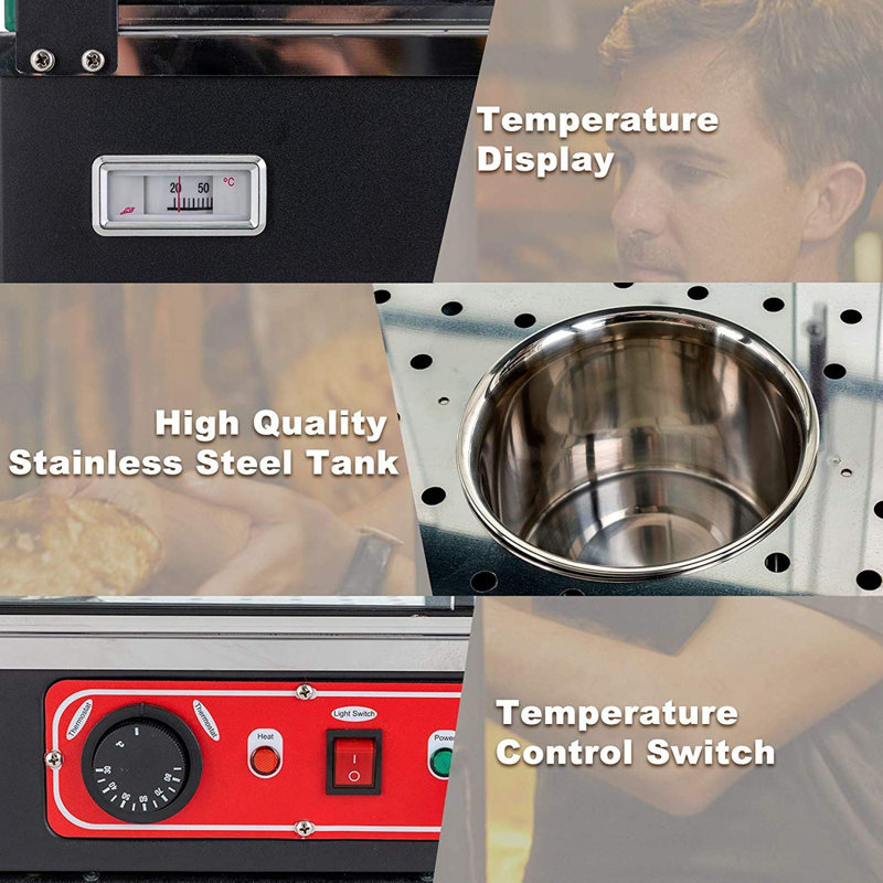 Anpuce Stainless Steel Display Case Buffet Accessory
