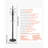Freestanding Coat Rack Coats Tree Stand with Stable Marble Base & 6 Hooks