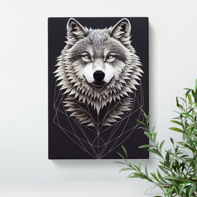 Mythical Wolf - Wrapped Canvas Print