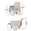 Canapé inclinable en tissu Mid-Century-472763021