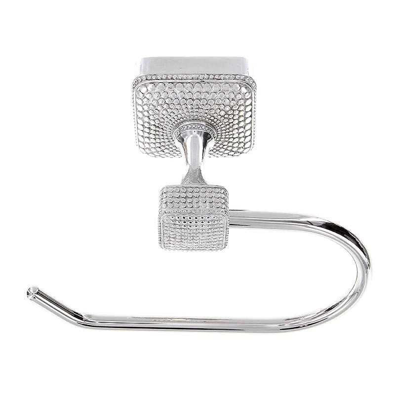 Tiziano Wall Mounted Toilet Paper Holder, Polished Nickel