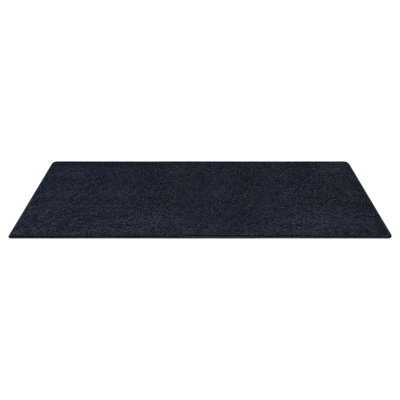2'x6' Runner Rug Hallway Rug Mat Low Pile Self Adhesive Black