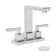 Duro 4 in. Centerset Two-Handle Bathroom Faucet with Push Pop Drain