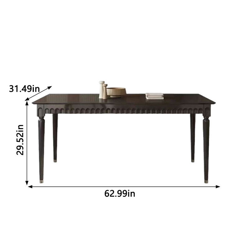 Table de salle à manger Tamisha, L 31,49 po x L 62,99 po