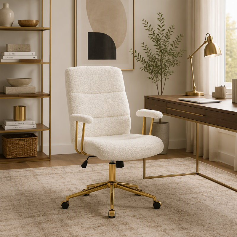 Chaise de bureau ergonomique en filet à haut dossier avec contrôle de tension réglable et base chromée durable pour le travail quotidien
