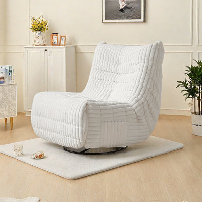 Multi-Functional Swivel Single Casual Recliner