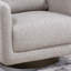 Fauteuil d'appoint pivotant en tissu Boucle-207165184