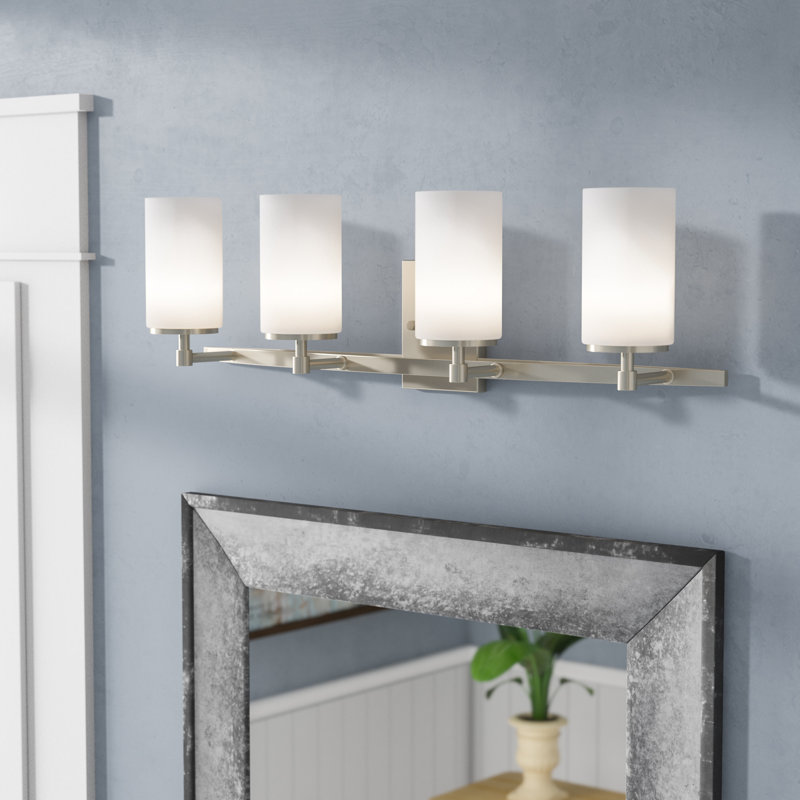 Alturas Four Light Wall / Bath from Generation Lighting , Brushed Nickel, Yes