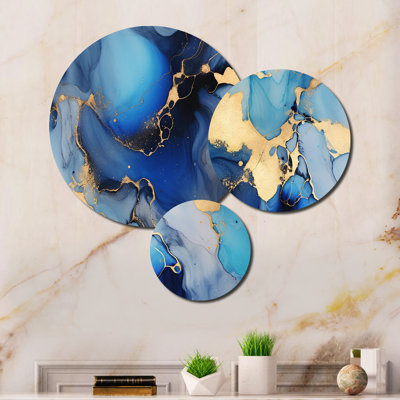 Abstract Wall Decor on Metal