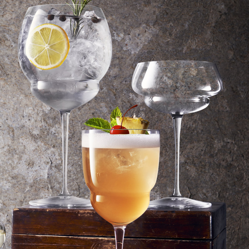 Backdoor '20S 10 Oz Great Gatsby Cocktail Glasses (Set Of 4)