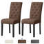 Chaises de salle à manger capitonnées en tissu Parsons-568312288-591437321