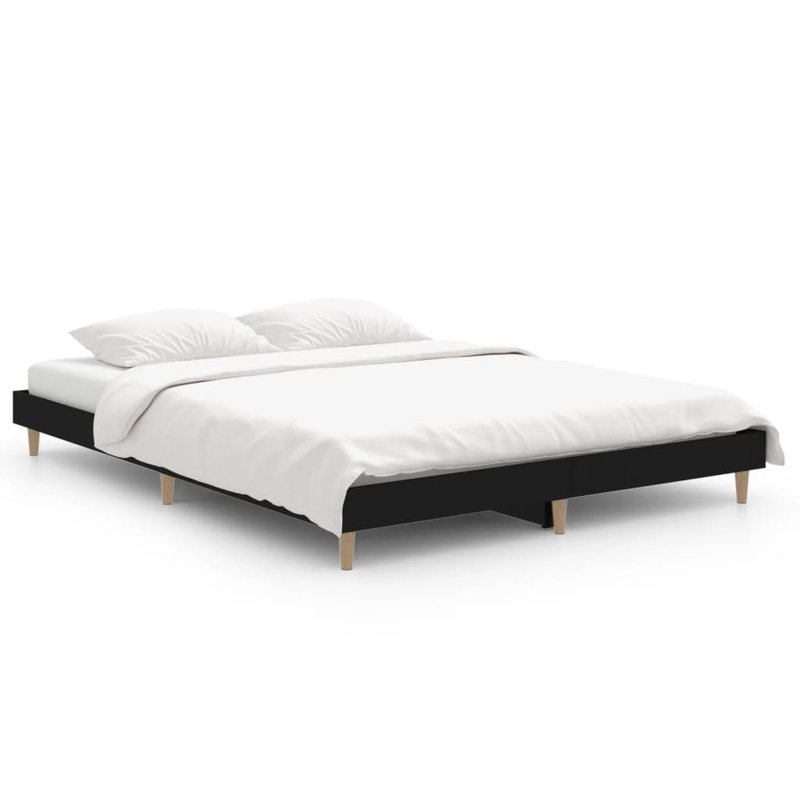 Brotherhood Bed, Black, 140 x 190cm