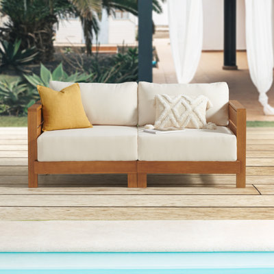 Barton 2-Seater Patio Sofa (Natural)