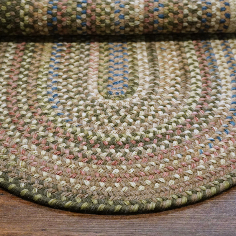 Tapis réversible New England Braid, Ovale 7 pi x 9 pi
