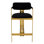 Donato Upholstered Stool with Metal Frame
