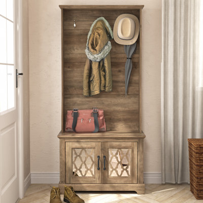 Chessani Hall Tree 31.3'' Wide with Bench and Shoe Storage