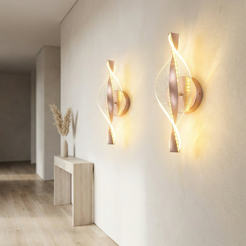 Appliques murales modernes avec lumière DEL