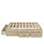 Grand lit plateforme avec 6 tiroirs-346571689