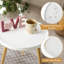 Table d'appoint ronde, table d'appoint à pieds en métal avec plateau en bois, petite table de bout ronde