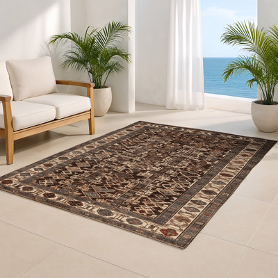 Tapis noir intérieur et extérieur ArtDeco