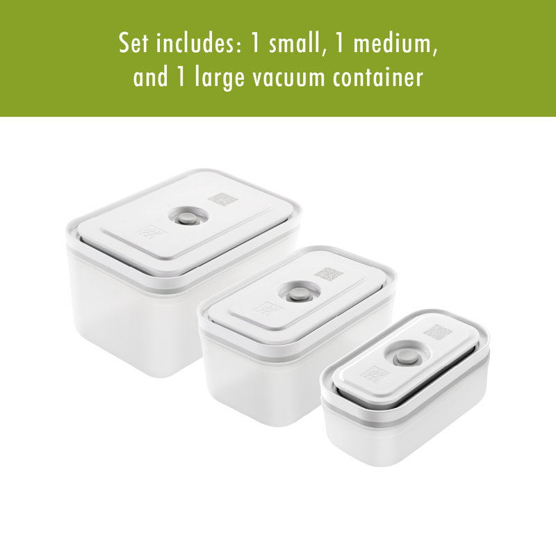 Fresh & Save Plastic Meal Prep BPA-Free- Assorted Sizes 3 Container Food Storage Set