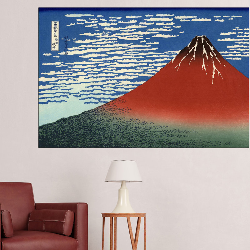 Hokusai - Wrapped Canvas Painting, 90cm H x 135cm W x 1.8cm D